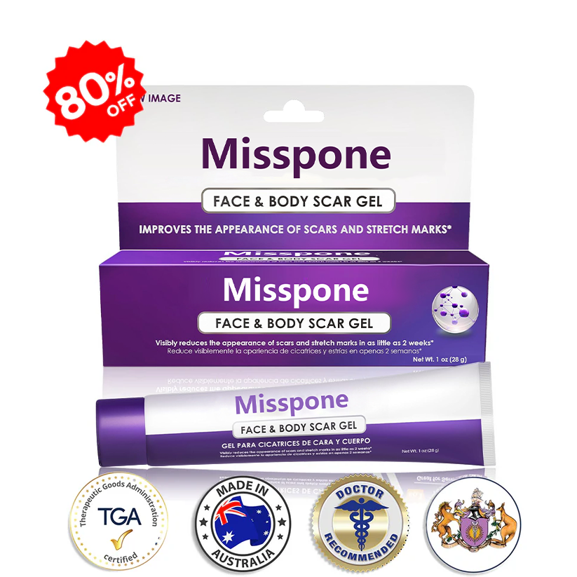 Misspone® Scar Gel – Australian Dermatology Approved for Proven Scar Repair Visible Results, Healthier Skin, Renewed Confidence