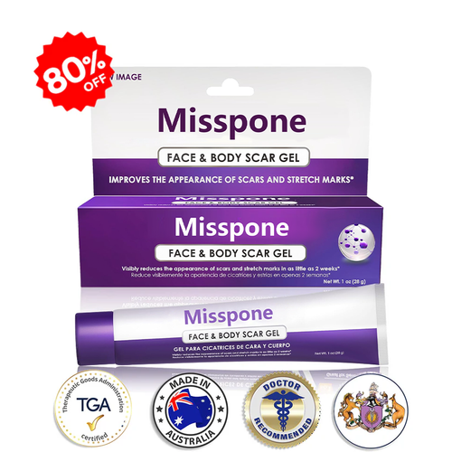 Misspone® Scar Gel – Australian Dermatology Approved for Proven Scar Repair Visible Results, Healthier Skin, Renewed Confidence