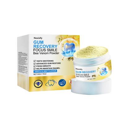 🐝 Nexisify™ Focussmile Bee Venom Oral Powder — ADA Recommended for Stronger Teeth & Gums