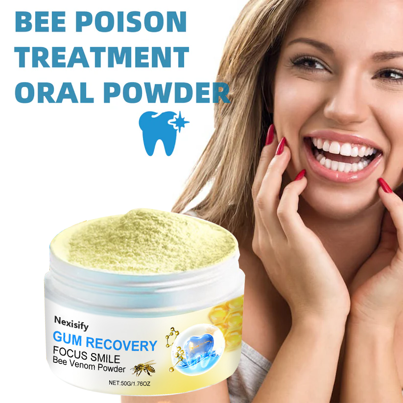 🐝 Nexisify™ Focussmile Bee Venom Oral Powder — ADA Recommended for Stronger Teeth & Gums