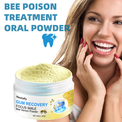 🐝 Nexisify™ Focussmile Bee Venom Oral Powder — ADA Recommended for Stronger Teeth & Gums