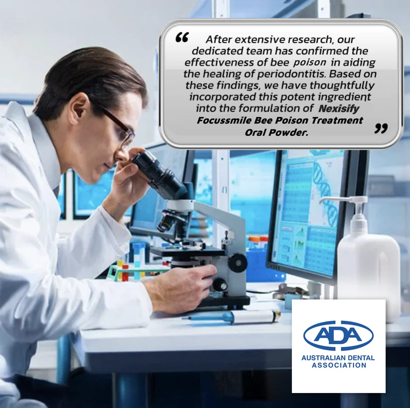 🐝 Nexisify™ Focussmile Bee Venom Oral Powder — ADA Recommended for Stronger Teeth & Gums