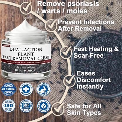 Black Rice Skin Repair Essence Cream 👨‍⚕️ FDA Certified – Helps Remove Warts, Improve Keratin Buildup, Seborrheic Dermatitis, Follicular Keratosis, Age Spots, and Bruising