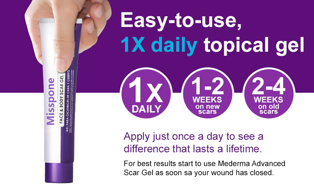 Misspone® Scar Gel – Australian Dermatology Approved for Proven Scar Repair Visible Results, Healthier Skin, Renewed Confidence