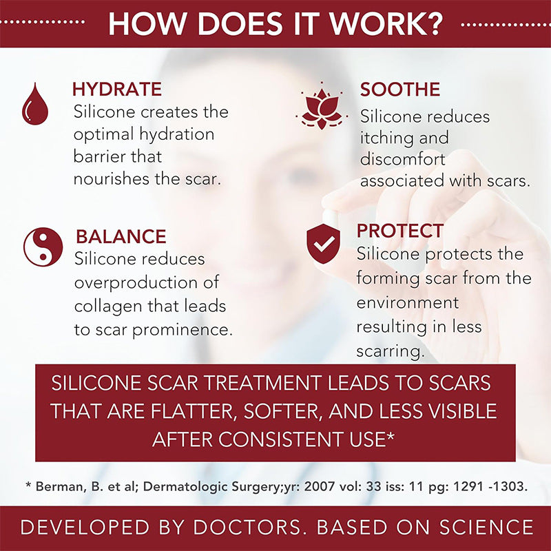 Physician Formulated Medical-Grade Silicone Scar Gel